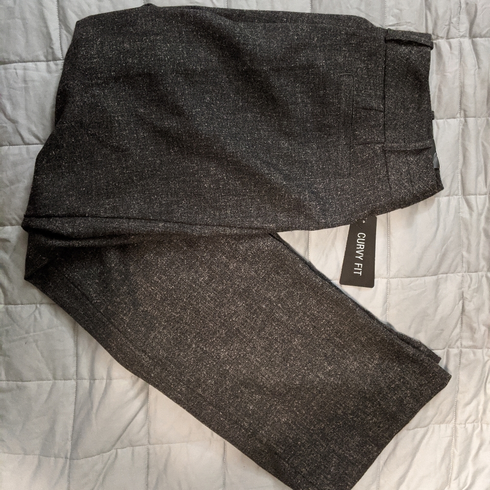 Gray Tweed dress pants